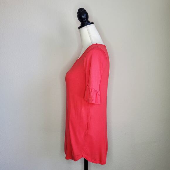 Joe Fresh Orange Blouse Small - Picture 4 of 7